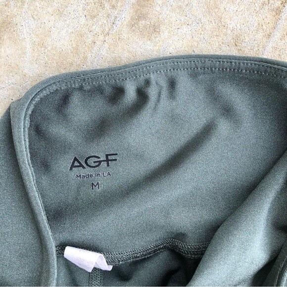 AGF Leggings Active All Good Feels LA Shiny Green M - Picture 3 of 4